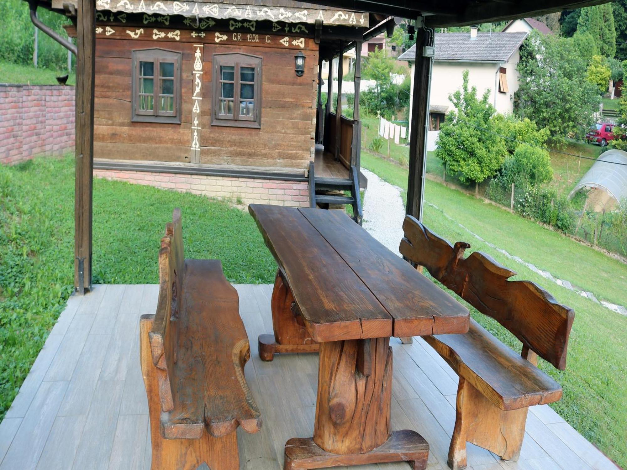 Tradicionalna Zagorska Drvena Kuca Stara Murva توهيلجسكي توبليس المظهر الخارجي الصورة